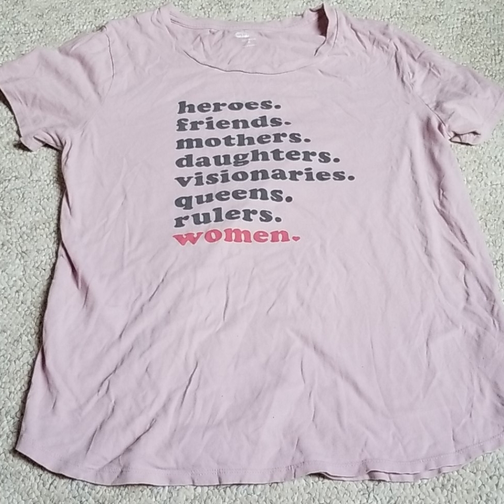 Old navy women's empowerment shirt